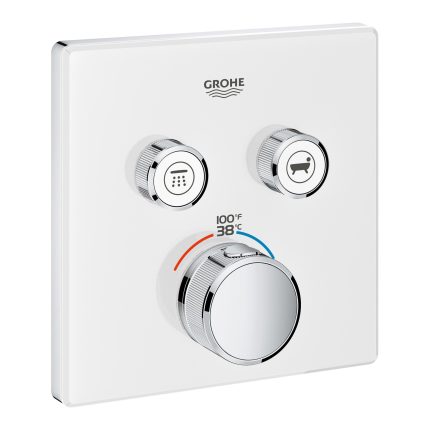 GROHE 29142000 Grohtherm Smart Thermostatic Trim With Control Module, Starlight Chrome